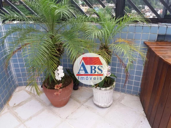 Imagem Cobertura com 3 dormitórios à venda, 207 m² por R$ 795.000 - Marapé - Santos/SP Piscina e churrasqueira