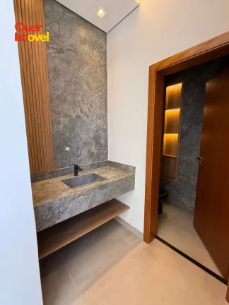 Imagem Residência de Luxo em Condomínio no Alphaville Ribeirão Preto-SP: 4 Quartos, 4 Suítes, 2 Salas, 4 Banheiros, 262,14m².