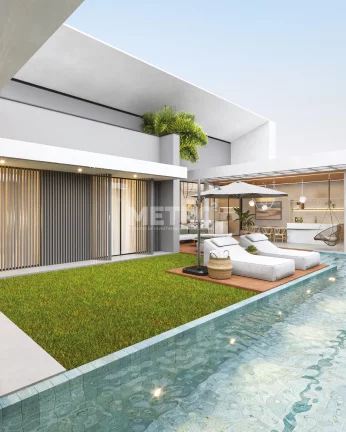 Imagem 3 Suítes, sendo a master ampla com closet e banheira, Piscina com ducha e deck