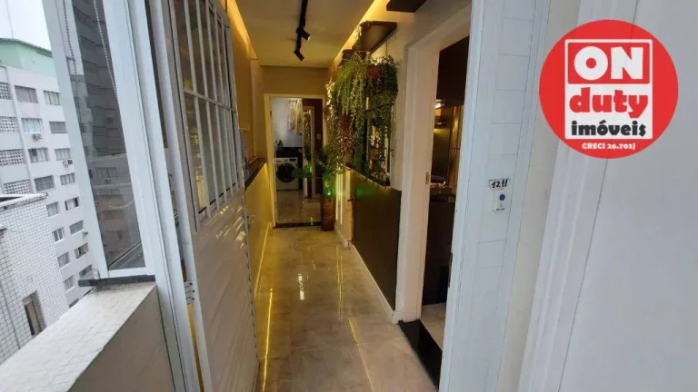 Imagem Apartamento com 1 dormitório à venda, 65 m² por R$ 720.000,00 - Embaré - Santos/SP