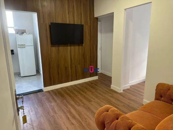 Imagem Apartamento com 2 dormitórios à venda, 57 m² por R$ 400.000 - Embaré - Santos/SP