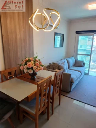Imagem Imperdível apartamento de 2 quartos e 2 suítes no bairro Tupi em Praia Grande-SP, com 90,30m² e vaga de garagem!