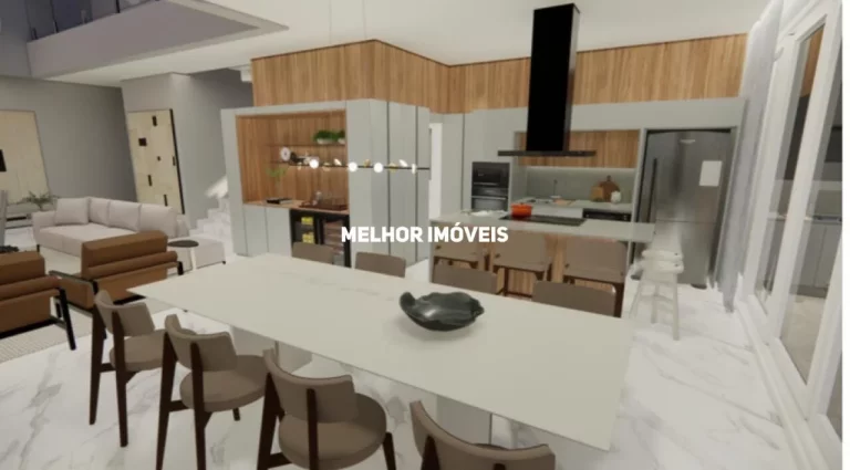 Imagem Casa Alto Padrão em Condominio Fechado com 04 suítes em Balneário Camboriú