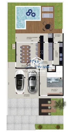 Imagem Brisas do Vale Valparaíso Casa Jacarandá 3 Quartos 3 Suítes 140m² 2 Vagas Lazer