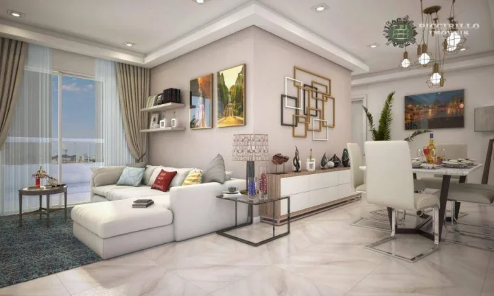 Imagem Apartamento com 2 dormitórios à venda, 91 m² por R$ 1.093.000,60 - Vila Assunção - Praia Grande/SP