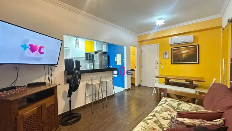 Imagem Apartamento com 1 dormitório à venda, 57 m² por R$ 850.000 - Gonzaga - Santos/SP
