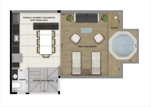 Imagem COBERTURA RESIDENCIAL em Santo André - SP, Jardim