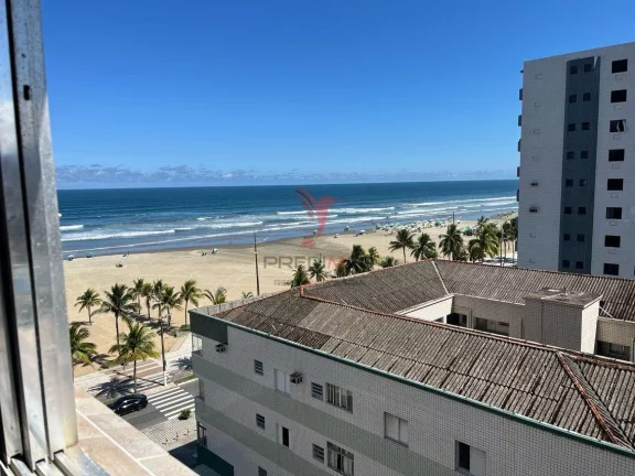 Imagem Linda Kitnet porteira fechada em Praia Grande,com vista para o mar