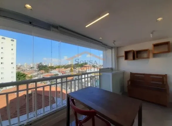 Imagem Apartamento com 87 m² de área útil, sala em dois ambientes integrada à varanda, varanda gourmet,...