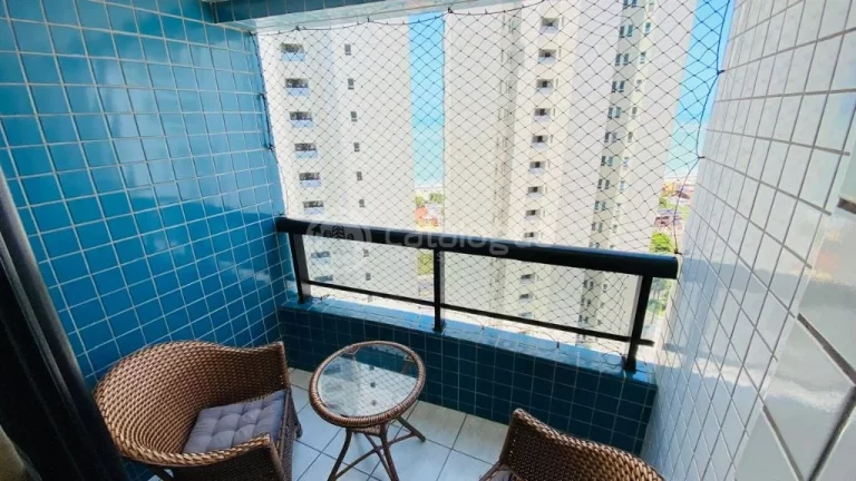 Imagem Alugo Apartamento mobiliado no Ed. Conde da Praia de 2 quartos
