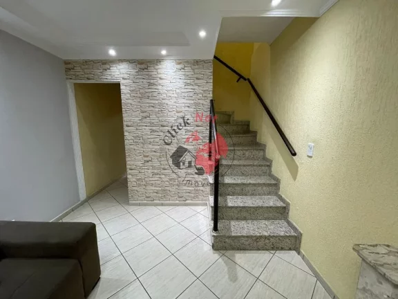 Imagem Sobrado estudo permuta sobrado , 2 Dorms c suite , varanda , quintal c churrasq , Edicula 1 dorms , 2 vagas , bairro Parque Novo Oratório, Santo André