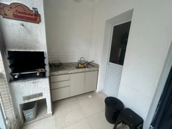 Imagem APARTAMENTO PRAIA GRANDE COM 2 DORMITÓRIOS SENDO 1 SUÍTE,SALA DE ESTAR E COZINHA