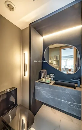 Imagem Apartamento de luxo em Moema: 3 quartos, 3 suítes, 1 sala, 2 vagas de garagem e 149,00m² de área - São Paulo-SP.