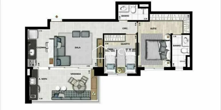 Imagem Apartamento 2 dorm