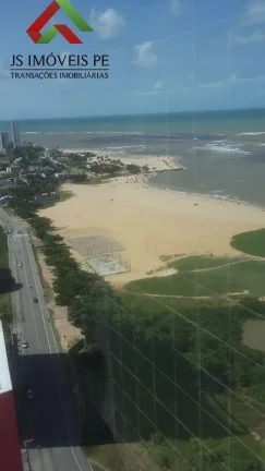 Imagem Flat de luxo para locação em Barra de Jangada, Jaboatão dos Guararapes-PE: 1 quarto, 1 sala, 1 banheiro, 1 vaga de garagem!