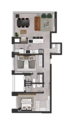 Imagem Apartamento à venda em Torres, Centro, com 3 quartos, 110,01m²