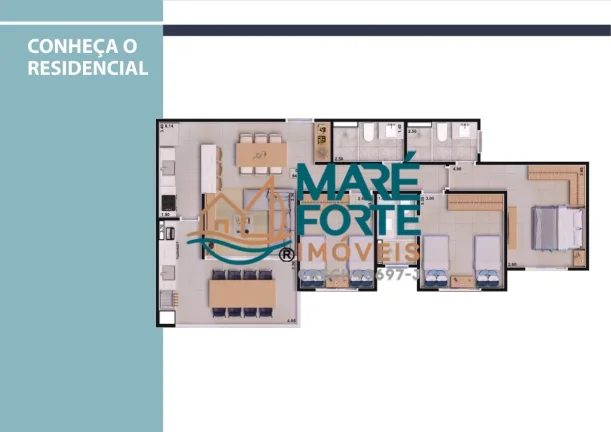 Imagem EMPREENDIMENTO A POUCOS METROS DA PRAIA COM APARTAMENTOS A PARTIR DE 94M²!