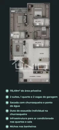 Imagem Apartamentos em Construção Centro Ed Turmalina Pato Branco