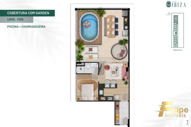 Imagem APARTAMENTO STUDIO NA PRAIA DE ITAPARICA / VILA VELHA - ES