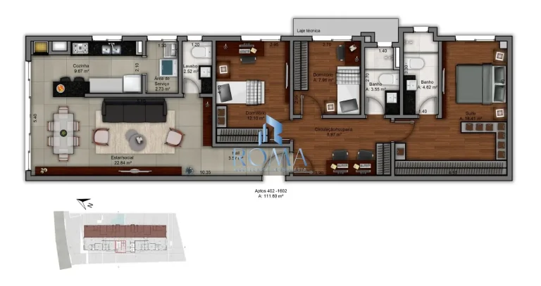 Imagem Apartamento 3 dormitórios à venda Centro Santa Maria/RS