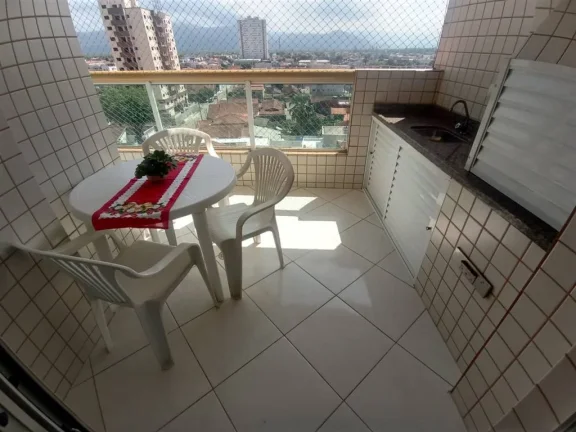 Imagem Apartamento com quartos, suíe, sacada gourmet e vista mar.