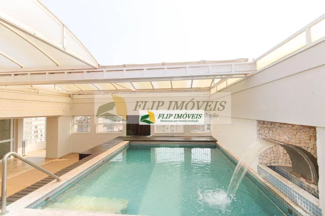 Imagem Cobertura linear com 452m², 3 suítes com piscina privativa sauna e churrasqueira no miolo Cambuí