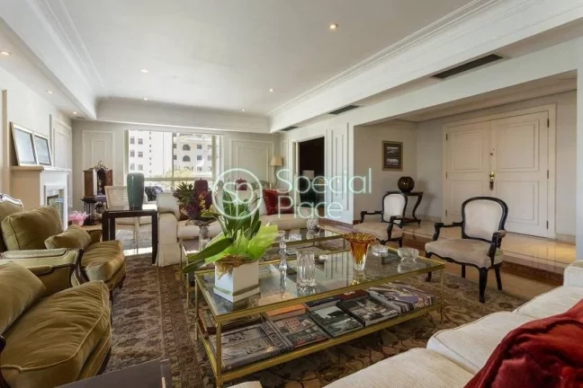 Imagem Apartamento alto padrão no Jardim Europa andar alto de 465m² com 04 dormitórios, 04 suítes e 05 ...