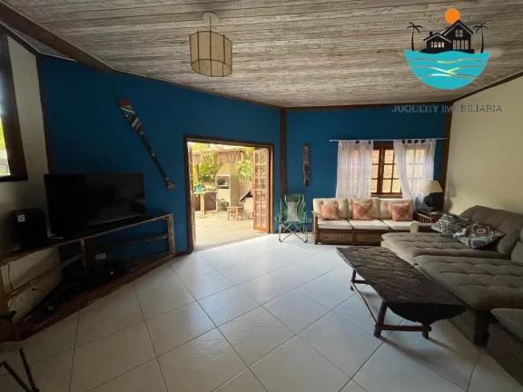 Imagem Casa em Juquehy para Alugar Anual Condomínio fechado com 4 suítes, 300m da praia, piscina coletiva, churrasqueira privativa | Juquehy Imobiliária