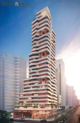 Imagem Apartamento para Venda em Curitiba, Batel, 2 dormitórios, 2 suítes, 3 banheiros, 1 vaga