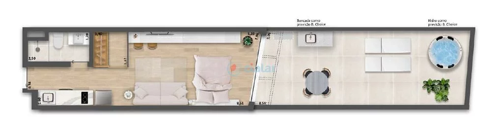 Imagem Cobertura Horizontal à venda 1 Quarto 62.62M Copacabana Rio de Janeiro - RJ | Be in Rio Tonelero Imagem Cobertura Horizontal à venda 1 Quarto 62.62M Copacabana Rio de Janeiro - RJ | Be in Rio Tonelero