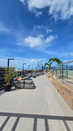 Imagem Flat com vista definitiva para o mar no Bairro Ponta de Campina/Cabedelo- FL0808.