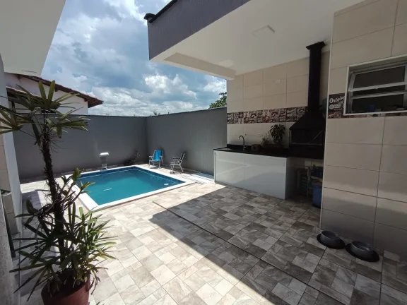 Imagem Casa para Venda em Itanhaém, Balneário Verde Mar, 3 dormitórios, 1 suíte, 3 banheiros, 4 vagas