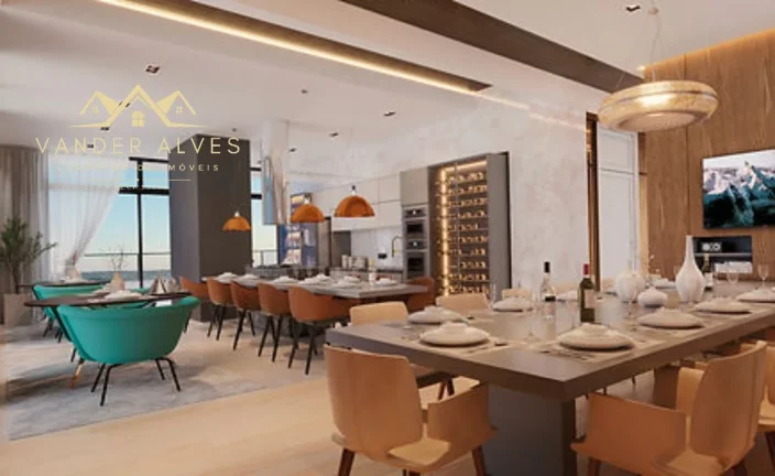Imagem Luxuoso Apartamento à Venda no Centro de Foz do Iguaçu-PR 3 Quartos, 3 Suítes, 3 Salas 2 Vagas 148,82 m² Grande Rio Resort Residence