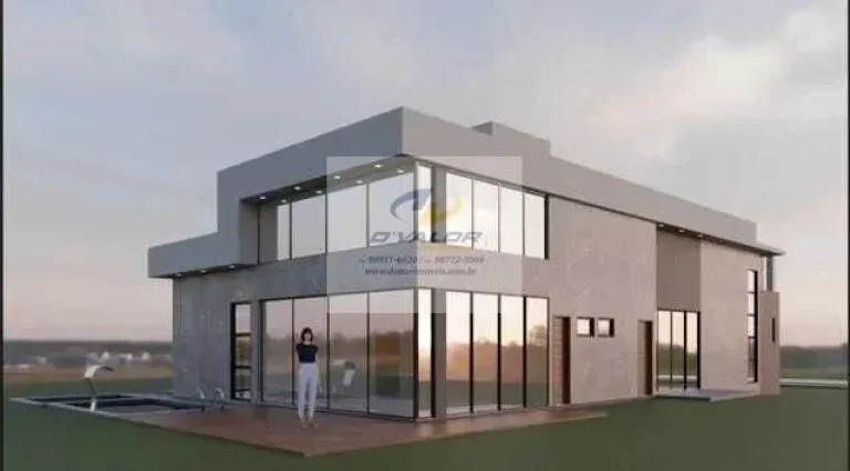 Vendo casa em condomínio fechado, com 250m², sala para 3 ambientes, 3 suítes, escritório e 4 vagas