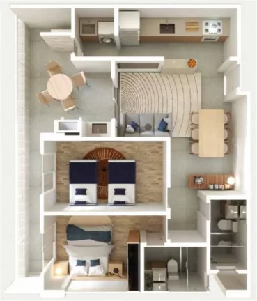 Imagem APARTAMENTO COM 62.78 m² - GUILHERMINA - PRAIA GRANDE SP
