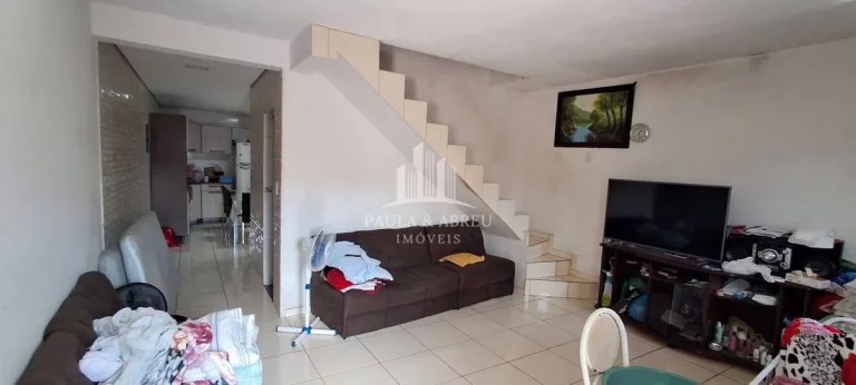 Imagem Sobrado 145m² com 3 Quartos, 2 banheiros, 2 vagas, no Jardim Miranda D'Avis, Mauá-SP