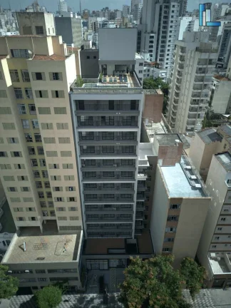 Imagem Apartamento mobiliado para morar e investir à venda em São Paulo, perto da estação de metrô Santa Cecília com 24m2