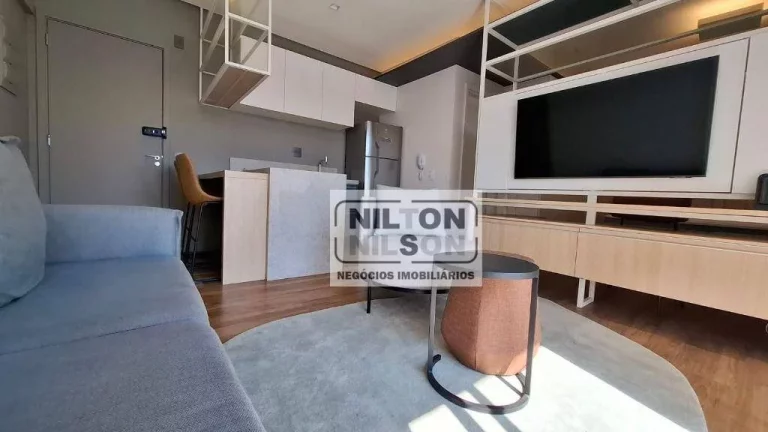 Imagem Apartamento com 1 dormitório para alugar, 38 m² por R$ 4.200,00/mês - Cambuí - Campinas/SP