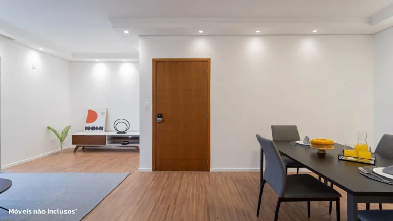 Imagem Apartamento 113M², 3Q, 1 Suíte, 2 Banheiros, 2 Vagas, Varanda, Salão de Festas, Playground, Fechadura Eletrônica, Banheiro de Serviço.