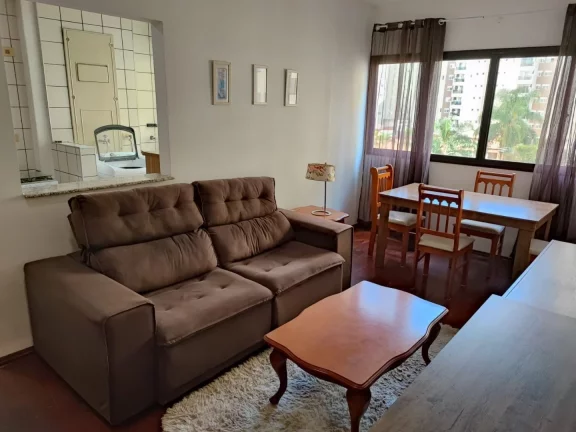 Imagem Apartamento com 1 dormitório para alugar, 46 m² por R$ 2.700,00/mês - Jardim Aquarius - São José dos Campos/SP