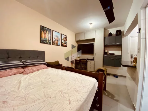 Imagem Studio para Venda em Santos, Ponta da Praia, 1 banheiro, 1 vaga