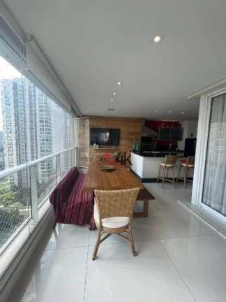 Imagem Apartamento com 380 m², 4 dormitórios suítes e 4 vagas, venda e aluguel - Campo Belo