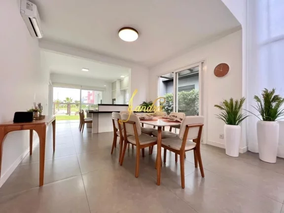 Imagem Excelente Casa no Condomínio Riviera Estilo contemporânea! Composta por 4 suítes, sendo 2 americanas,