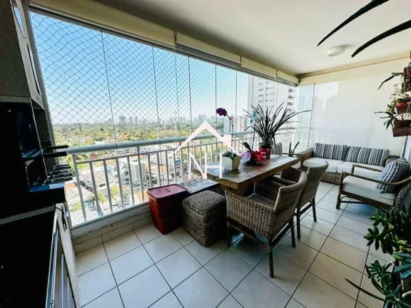 Imagem apartamento a venda, apartamento chacara santo antonio, apartamento 3 suítes , 2 vagas, brooklin, mobiliado, piscina, academia