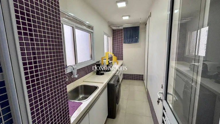Imagem Apto venda 3 dorm vista piscina andar alto, 123m Cond Domo Life Centro SBC