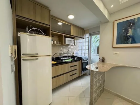 Imagem Apartamento reformado com 2 quartos com suíte e vaga de garagem em Pitangueiras, Guarujá-SP - Imperdível oportunidade!