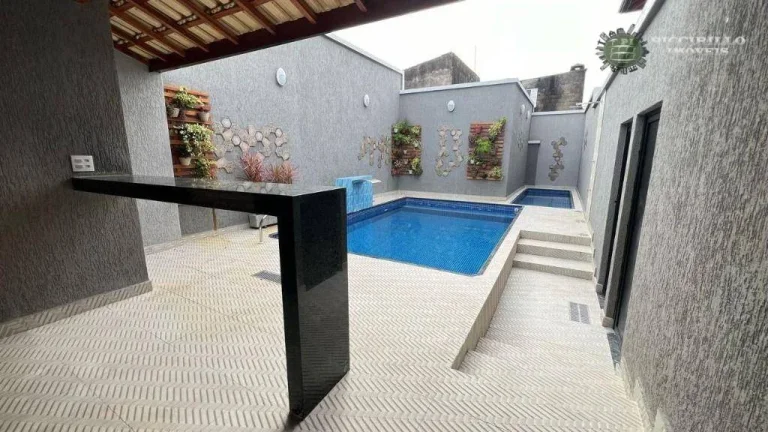 Imagem Sobrado à venda, 60 m² por R$ 345.000,00 - Maracanã - Praia Grande/SP