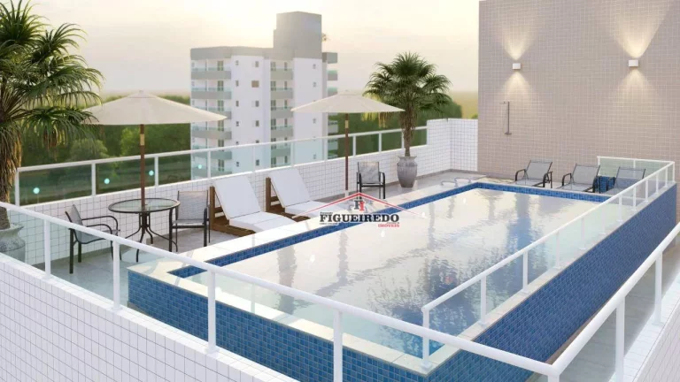 Imagem Apartamento à venda, 41 m² por R$ 324.000,00 - Vila Guilhermina - Praia Grande/SP