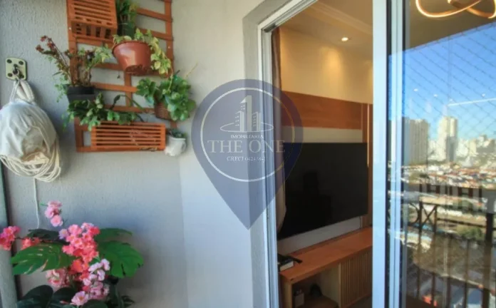 Imagem Apartamento à venda em São Paulo-SP, bairro Quarta Parada: 2 quartos, 1 suíte, 1 sala, 2 banheiros, 1 vaga, 55m².