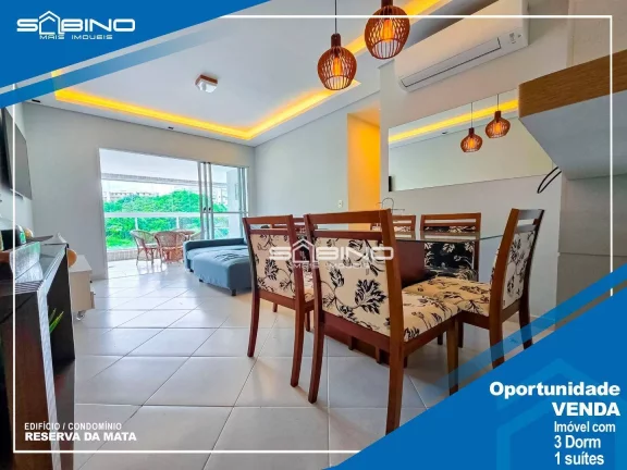 Imagem Apartamento à Venda no Reserva da Mata, com 3 dormitórios 1 suíte 93m² - Riviera de São Lourenço SP